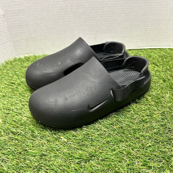 Nike Calm Slip On Mules Mens Size 7 Black Used FD5130-001 main image 4